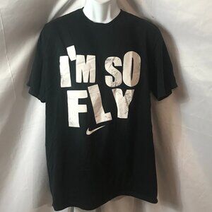 Nike I'M SO FLY Activewear Athletic Sport Cut Tee Shirt